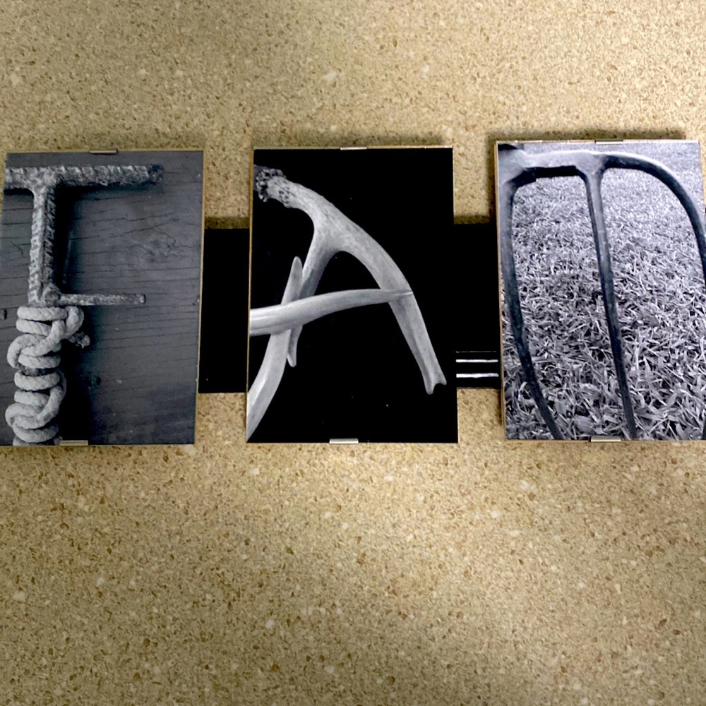 Family handmade sign.